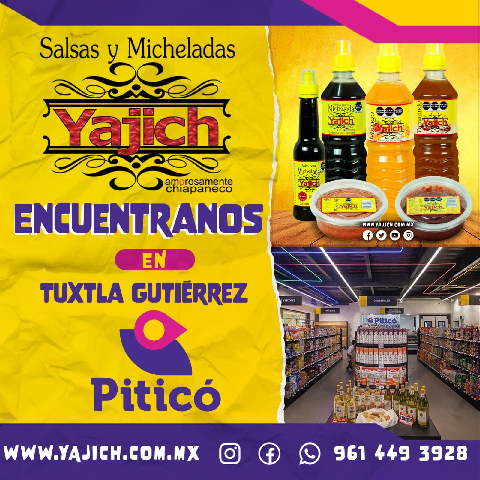 Mapa de sucursales YAJICH