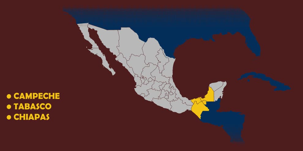 Mapa de sucursales YAJICH